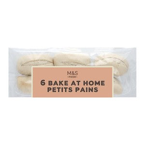 M&S 6 Bake At Home Petits Pains
