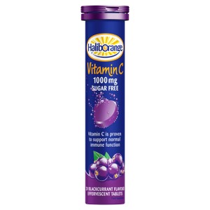 Haliborange Vitamin C Blackcurrant Effervescent Tablets 1000mg 12yrs+