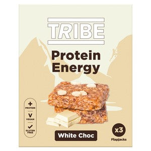 TRIBE Protein Energy Flapjack - White Choc Chip (3 x 38 GR)