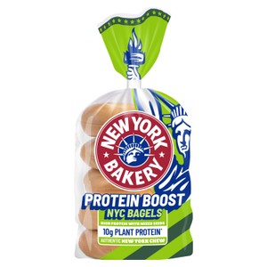 New York Bakery Co. Health and Wellness Bagels, Protein