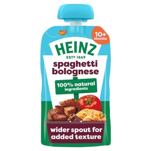 Heinz Spaghetti Bolognese Baby Food Pouch 10+ Months