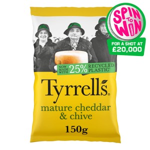 Tyrrells Mature Cheddar & Chive Sharing Crisps