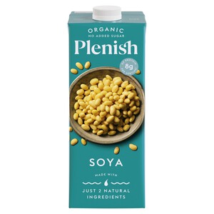 Plenish Organic Soya Unsweetened Drink Long Life