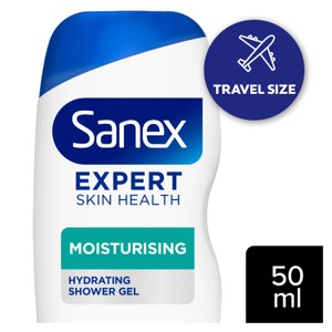 Sanex Expert Skin Health Moisturising Body Wash Shower Gel Travel Size