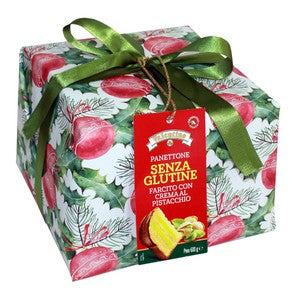 Valentino Pistachio Gluten Free Panettone Hand-wrapped