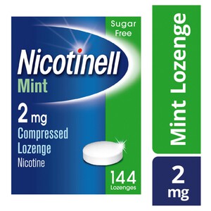 Nicotinell Nicotine Lozenge Stop Smoking Sugar Free Mint 2mg