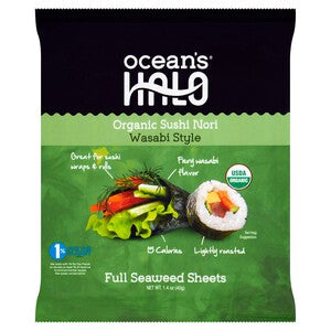 Ocean's Halo Organic Wasabi Sushi Nori