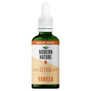 Modern Nature Stevia Drops Vanilla Sweetener