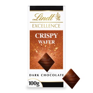 Lindt Excellence Crispy Wafer Dark Chocolate Bar