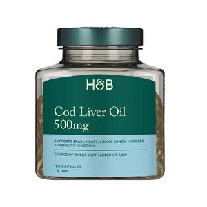 Holland & Barrett Pure Cod Liver Oil 500mg