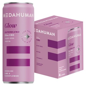 Medahuman Glow CBD Drink Lime & Elderflower