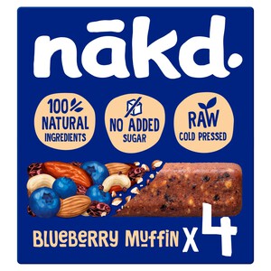 nakd. Blueberry Muffin Fruit & Nut Bars Multipack