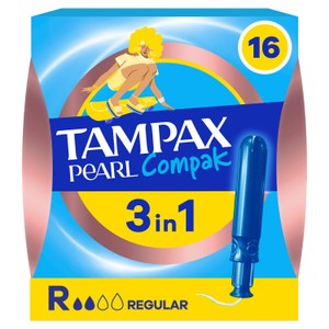 Tampax Pearl Compak Regular Tampons