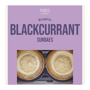 M&S Blackcurrant Sundaes
