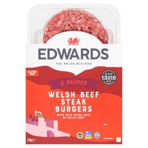 Edwards Welsh Beef Steak Burgers