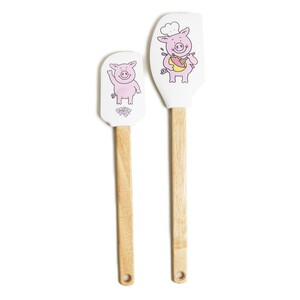M&S Percy Pig Set of Two Spatulas, One Size, Pink