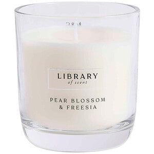 M&S Library of Scent Pear Blossom & Freesia Scented Candle