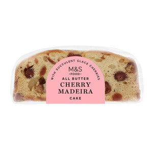 M&S Glace Cherry Madeira Cake