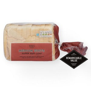 M&S Super Soft White Medium Sliced Bread Loaf
