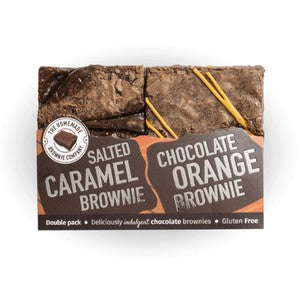 Homemade Brownie Co. GF  Salted Caramel & Chocolate Orange Brownie Twin