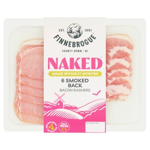Finnebrogue Naked 6 Smoked Back Bacon