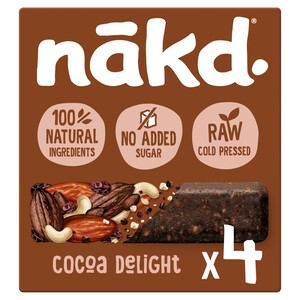 nakd. Cocoa Delight Fruit & Nut Bars Multipack