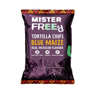 Mister Free'd Tortilla Chips with Blue Maize