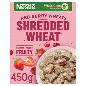 Nestle Shredded Wheat Bitesize Red Berry Wheats Cereal