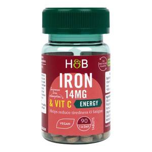 Holland & Barrett Iron & Vitamin C 14mg