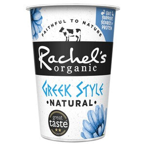 Rachel's Organic Stirred Greek Style Natural Yoghurt