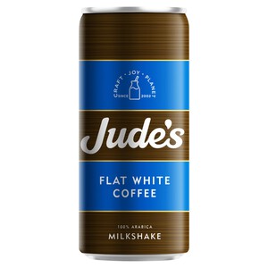 Jude's Flat White Coffee Milkshake Can