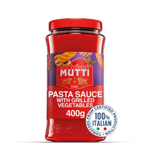 Mutti Tomato & Grilled Vegetable Pasta Sauce No Added Sugar