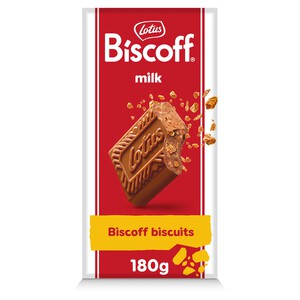 Lotus Biscoff Milk Chocolate with Biscoff Crumbs