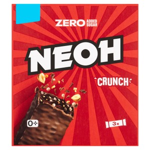NEOH Chocolate Crunch Bar Multipack, 3 Bars No Added Sugar, High Fibre