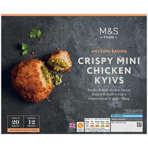 M&S 12 Mini Chicken Kyivs Frozen