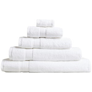 M&S Super Soft Antibacterial Cotton, Hand Towel, White