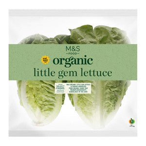 M&S Organic Little Gem Lettuce