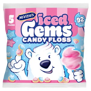 McVitie's Candyfloss Iced Gems Biscuits Multipack