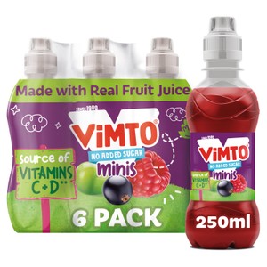 Vimto Original No Added Sugar Real Fruit Still Kid's Juice Drinks