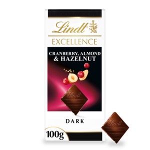 Lindt Excellence Cranberry, Almond & Hazelnut Dark Chocolate Bar