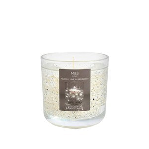 M&S Neroli, Lime & Bergamot Silver Light Up Candle