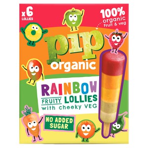 Pip Organic Rainbow Fruity Lollies with Cheeky Veg