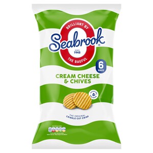 Seabrook Cheese & Chive Crinkle Crisps