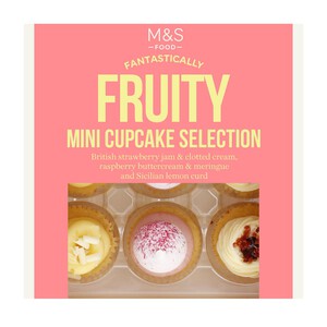 M&S 9 Mini Fruity Cupcakes
