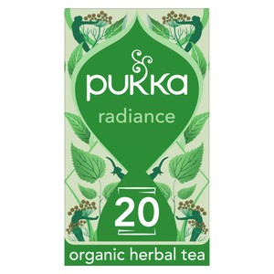 Pukka Organic Radiance Tea 20 Home Compostable Herbal Tea Bags