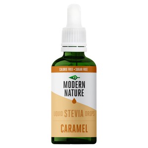 Modern Nature Stevia Drops Caramel Sweetener