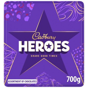 Cadbury Heroes Large Chocolate Tin