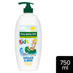 Palmolive Naturals Kids Vegan Bubble Bath Body Wash & Shower Gel Pump