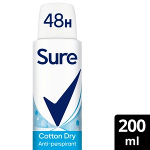 Sure Women Antiperspirant Deodorant Cotton Dry Aerosol