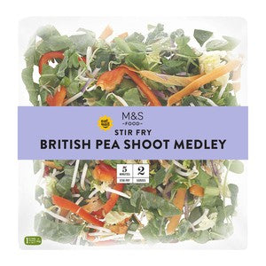 M&S British Pea Shoot Stir Fry